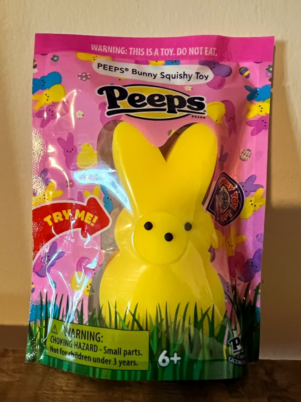 Viral Yellow peeps Bunny Squishy Toy
